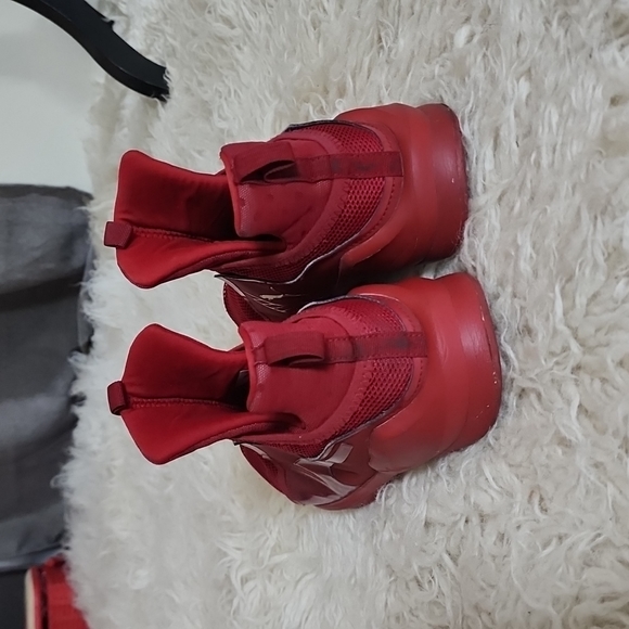 Puma Rubber Fierce Core Mono High Pull On Unisex Sneakers Red - Picture 4 of 14